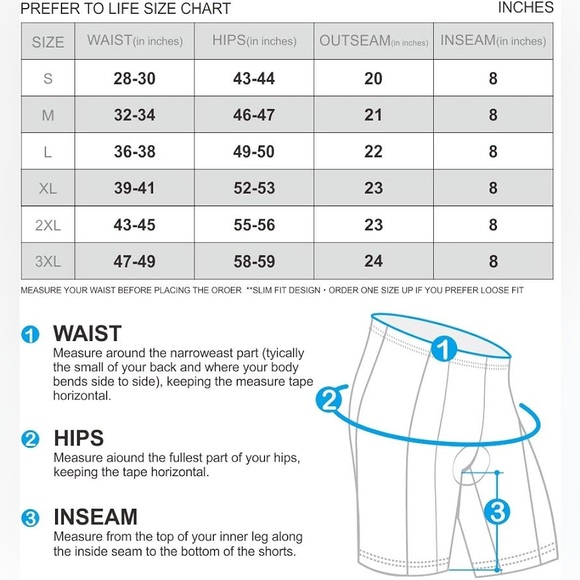 PREFER TO LIFE Men's Board Shorts Quick Dry Beach Bermuda Swimming Shorts - Picture 4 of 5